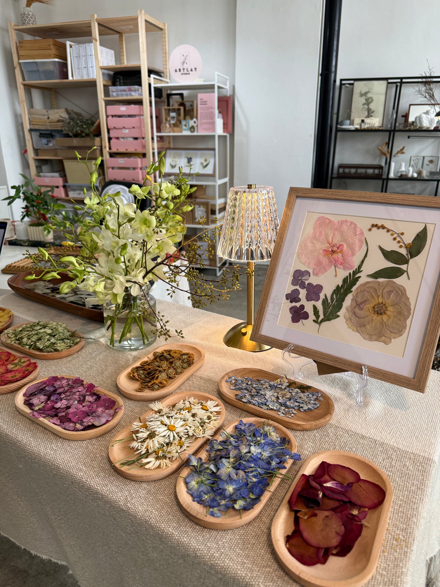 Pressed Flower Art Jamming Workshop
