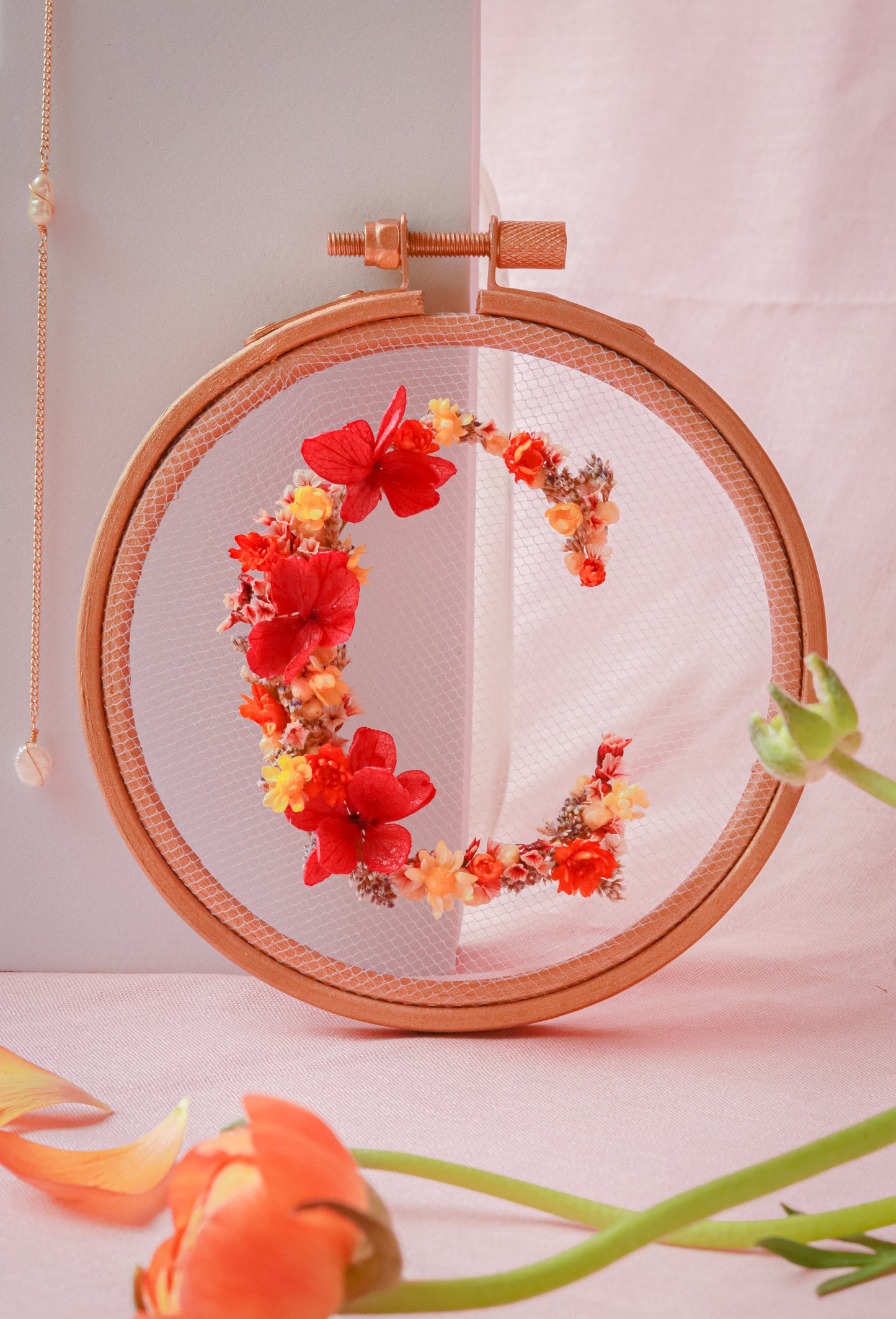 Autumn' Dried Floral Hoop