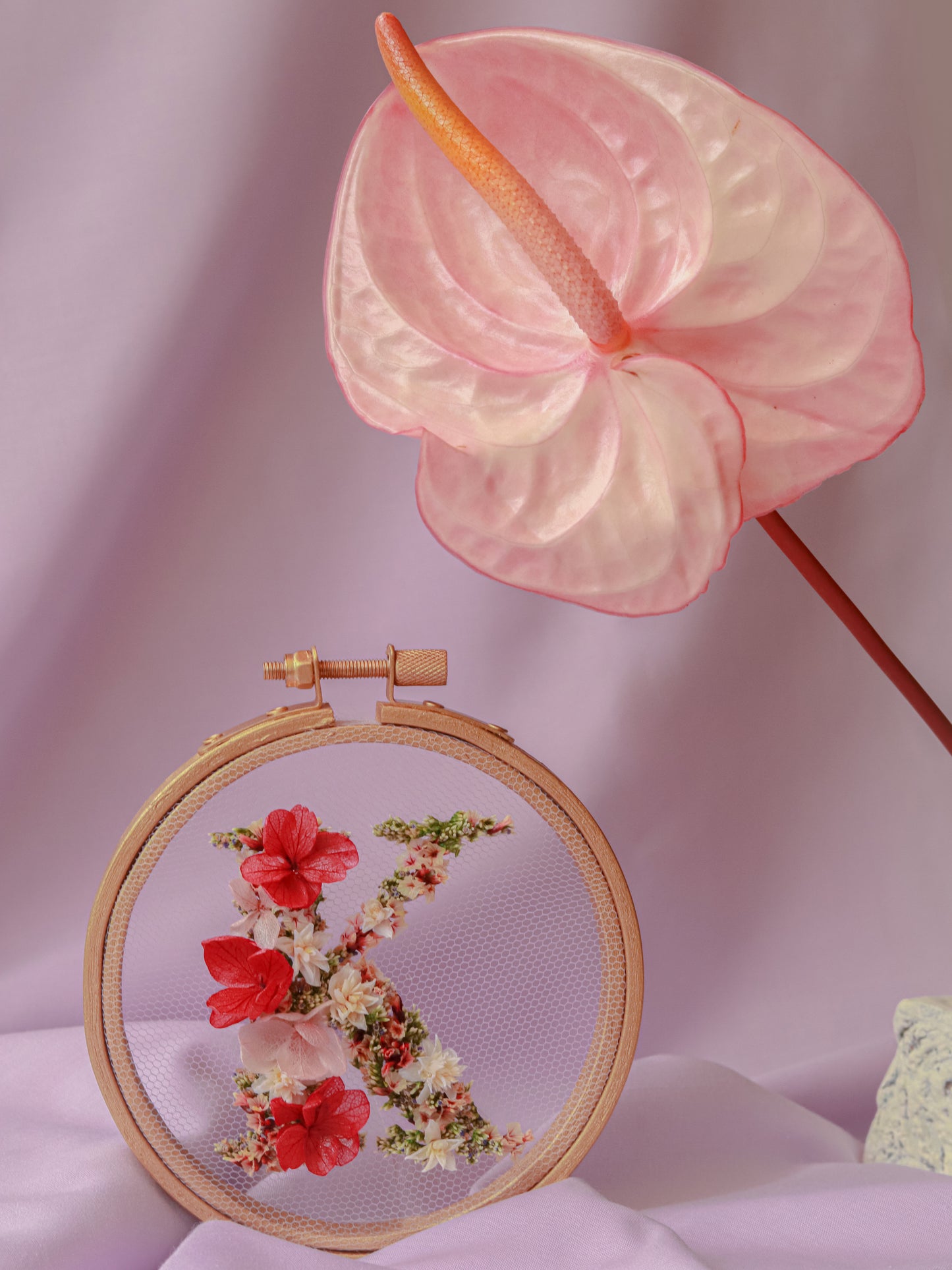 Spring' Dried Floral Hoop