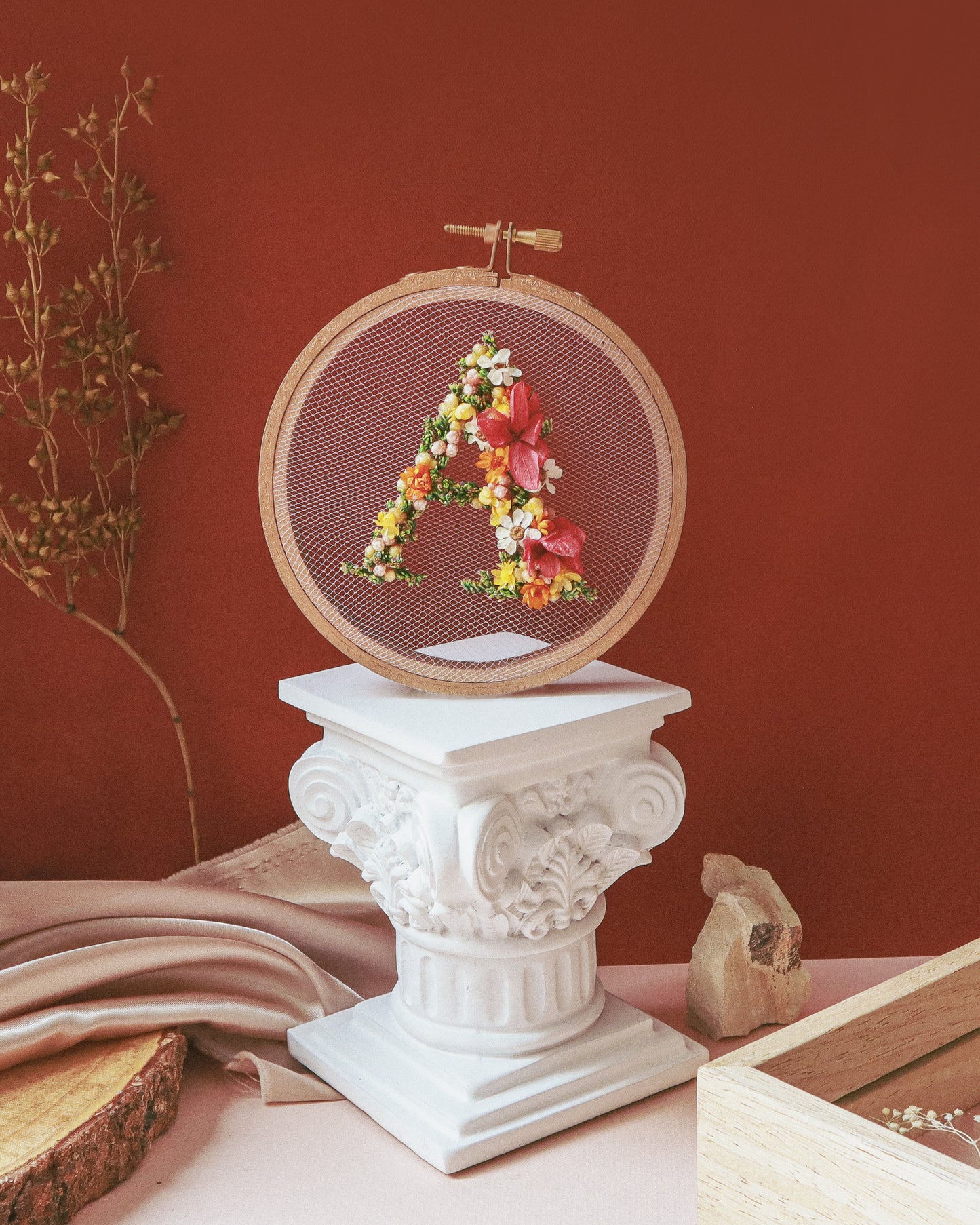 Sienna Monogram Hoop