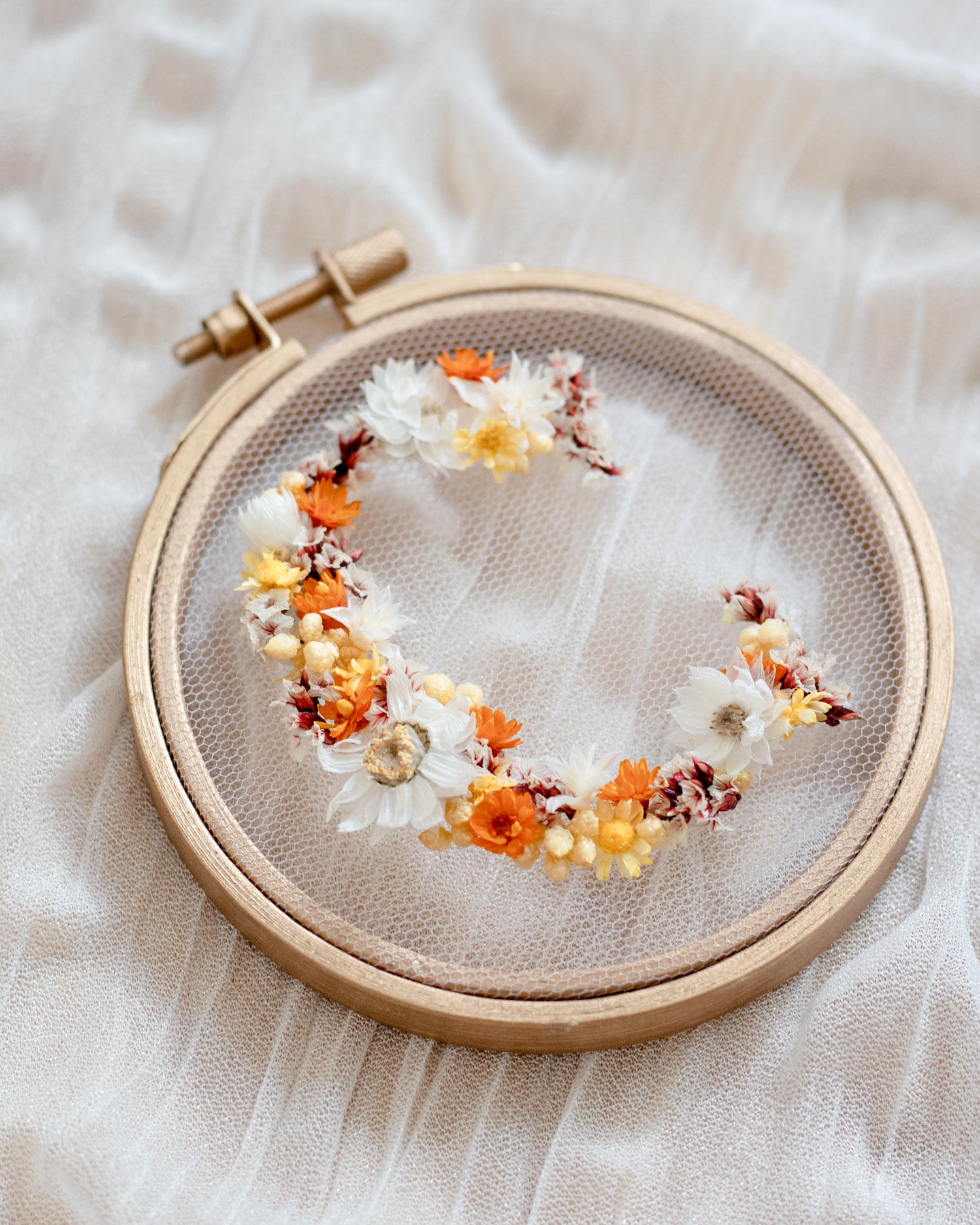Monogram Dried Floral Artistry