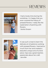 Load image into Gallery viewer, Petals &amp; Tulle: Create Birthday Month Floral Hoops
