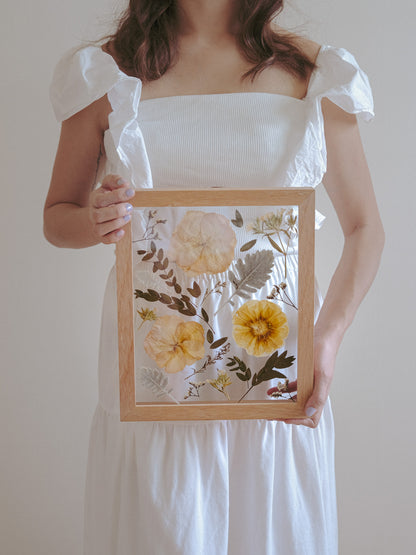 Pressed Flowers Art Jamming Workshop [3hrs]