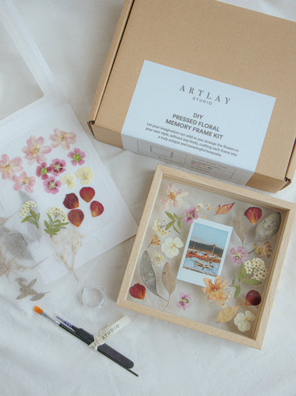 DIY Pressed Floral Memory Frame Kit
