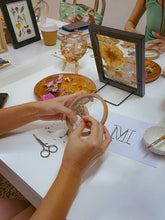 Load image into Gallery viewer, Petals &amp; Tulle: Create Birthday Month Floral Hoops
