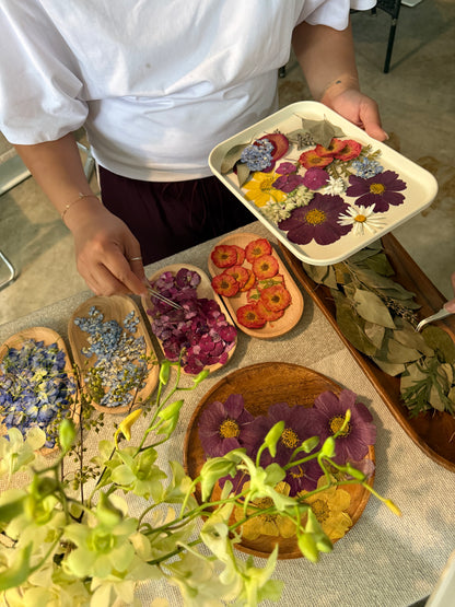 Pressed Flowers Art Jamming Workshop [3hrs]