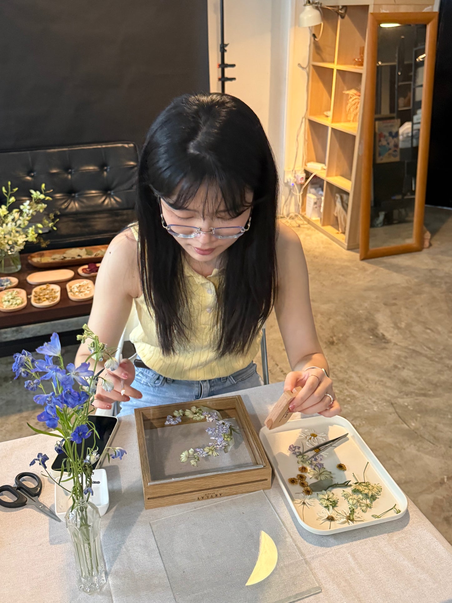 Pressed Flowers Art Jamming Workshop [2hrs]