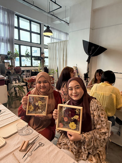 Pressed Flowers Art Jamming Workshop [2hrs]