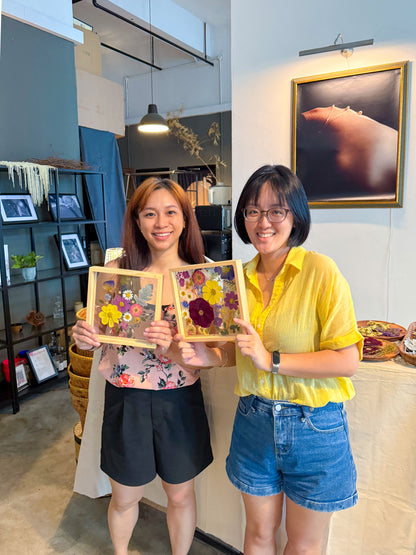 Pressed Flowers Art Jamming Workshop [2hrs]