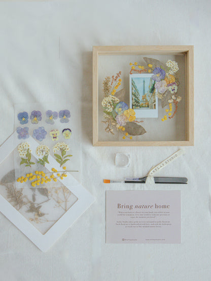 DIY Pressed Floral Memory Frame Kit