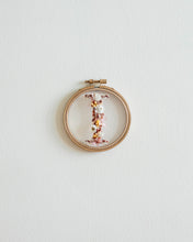 Load image into Gallery viewer, Desert Sunset Monogram Hoop
