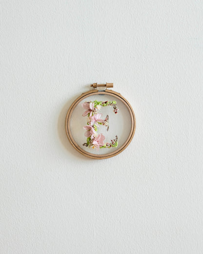 Wild Wild West Monogram Hoop