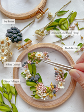 Load image into Gallery viewer, HOLIDAY LIMITED COLLECTION: The Blooming Jewel &amp; Floral Hoop Gift Set
