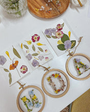 Load image into Gallery viewer, Monogram Dried Floral Hoop Workshop [DEC 10]
