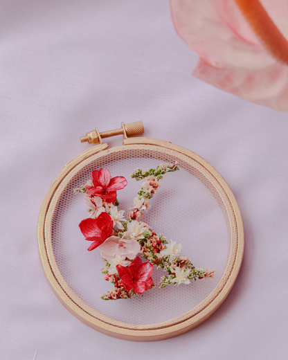 Spring' Dried Floral Hoop