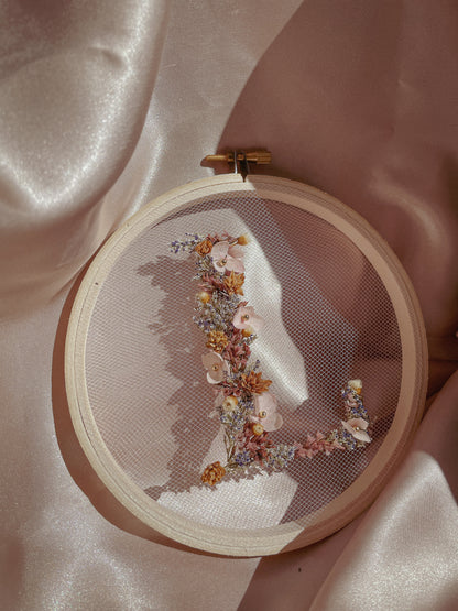 La Cholla Monogram Hoop