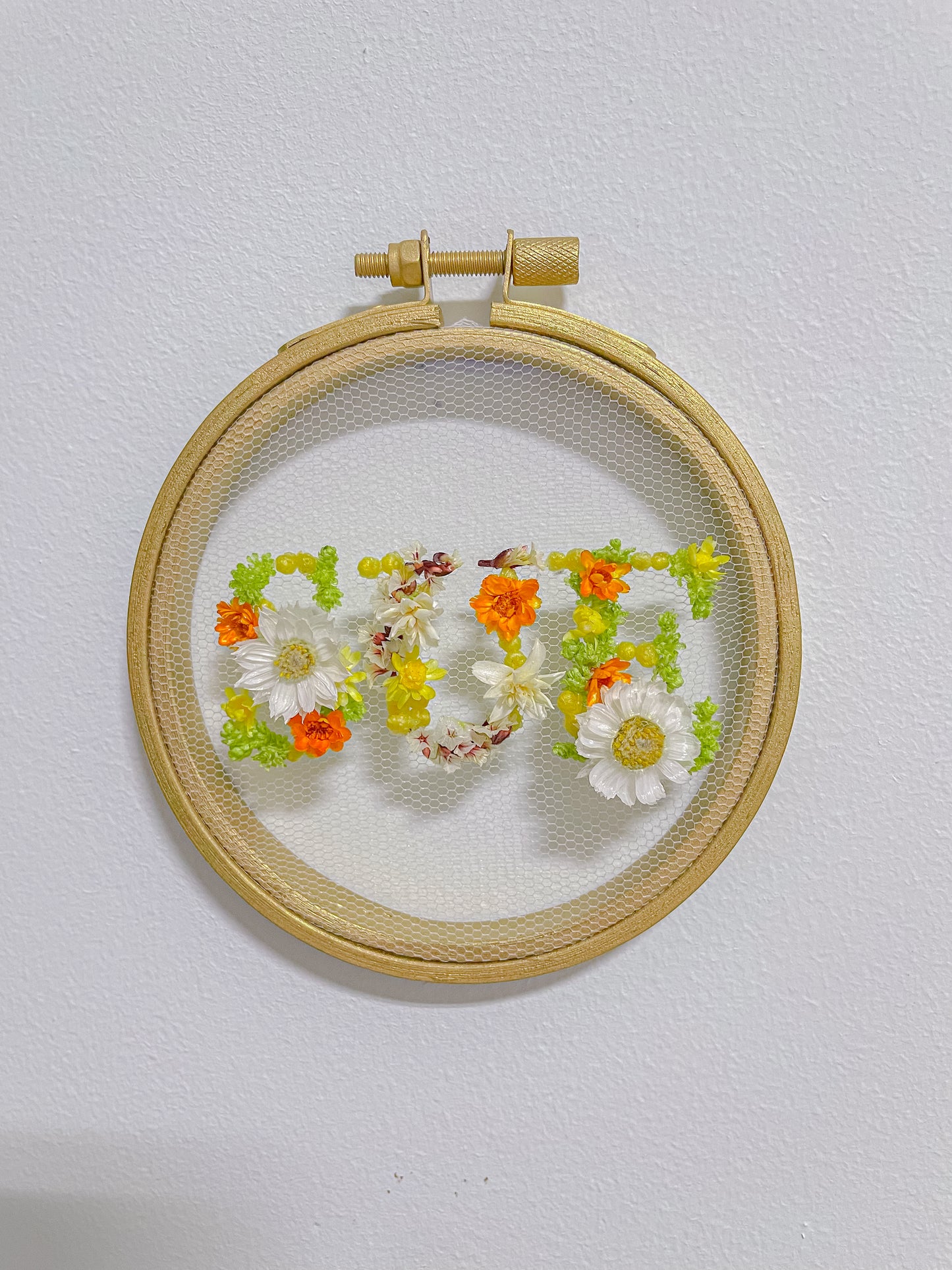 Bespoke Monogram Hoop