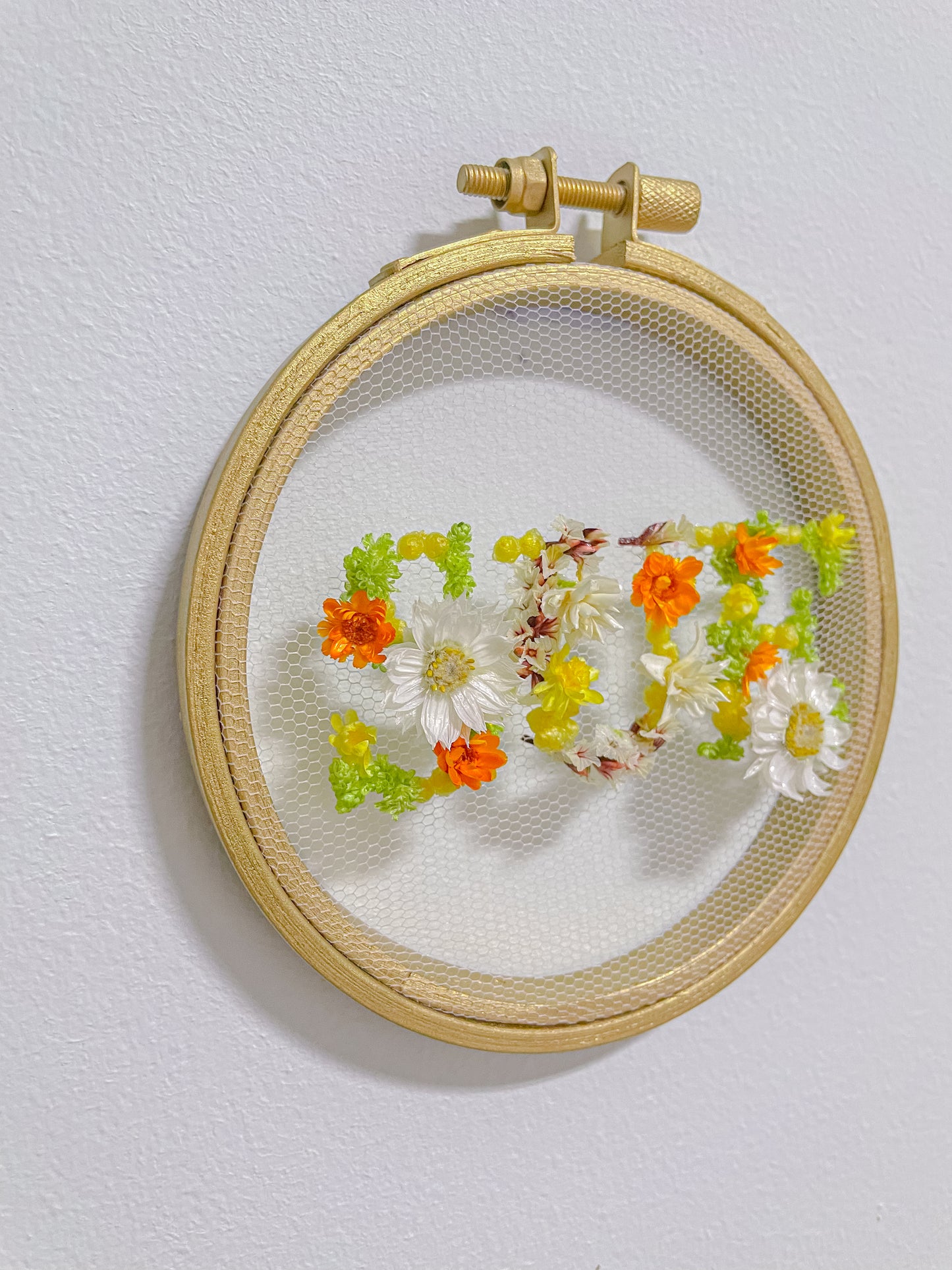 Bespoke Monogram Hoop